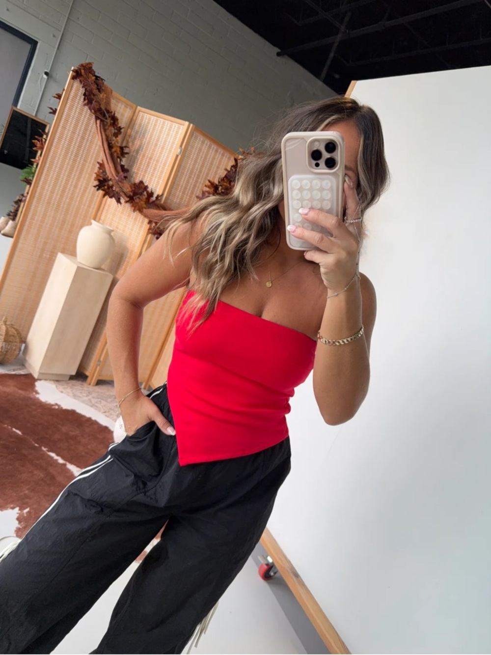 Sunday Funday Red Tube Top